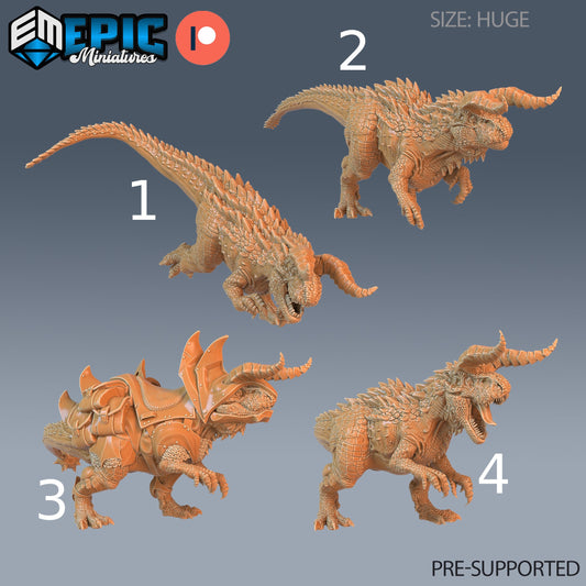 Carnotaurus - Epic Miniatures | Pathfinder | 28mm | 32mm | Dinosaur | Prehistoric