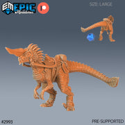 Long Horn Raptor - Epic Miniatures | Pathfinder | 28mm | 32mm | Dinosaur | Prehistoric