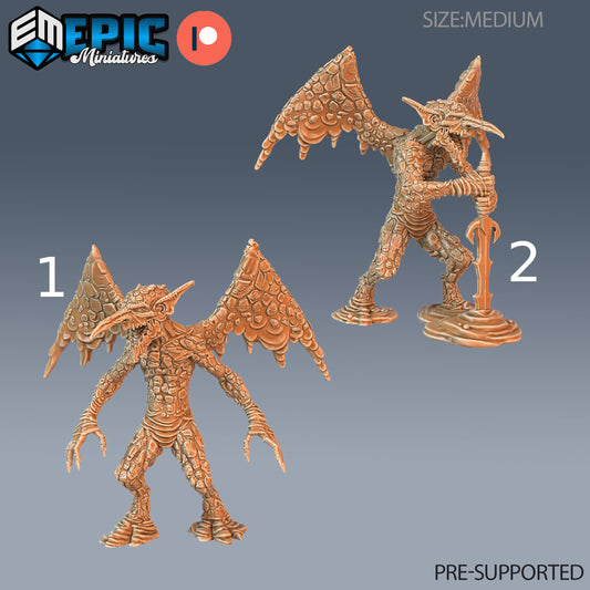 Magma Mephit - Epic Miniatures | Pathfinder | 28mm | 32mm | Prehistoric | Elemental | Demon | Devil