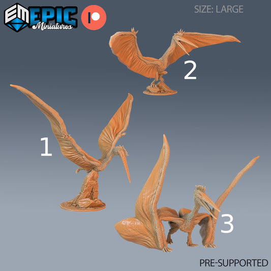 Quetzalcoatlu - Epic Miniatures | Pathfinder | 28mm | 32mm | Dinosaur | Prehistoric | pterodactyl
