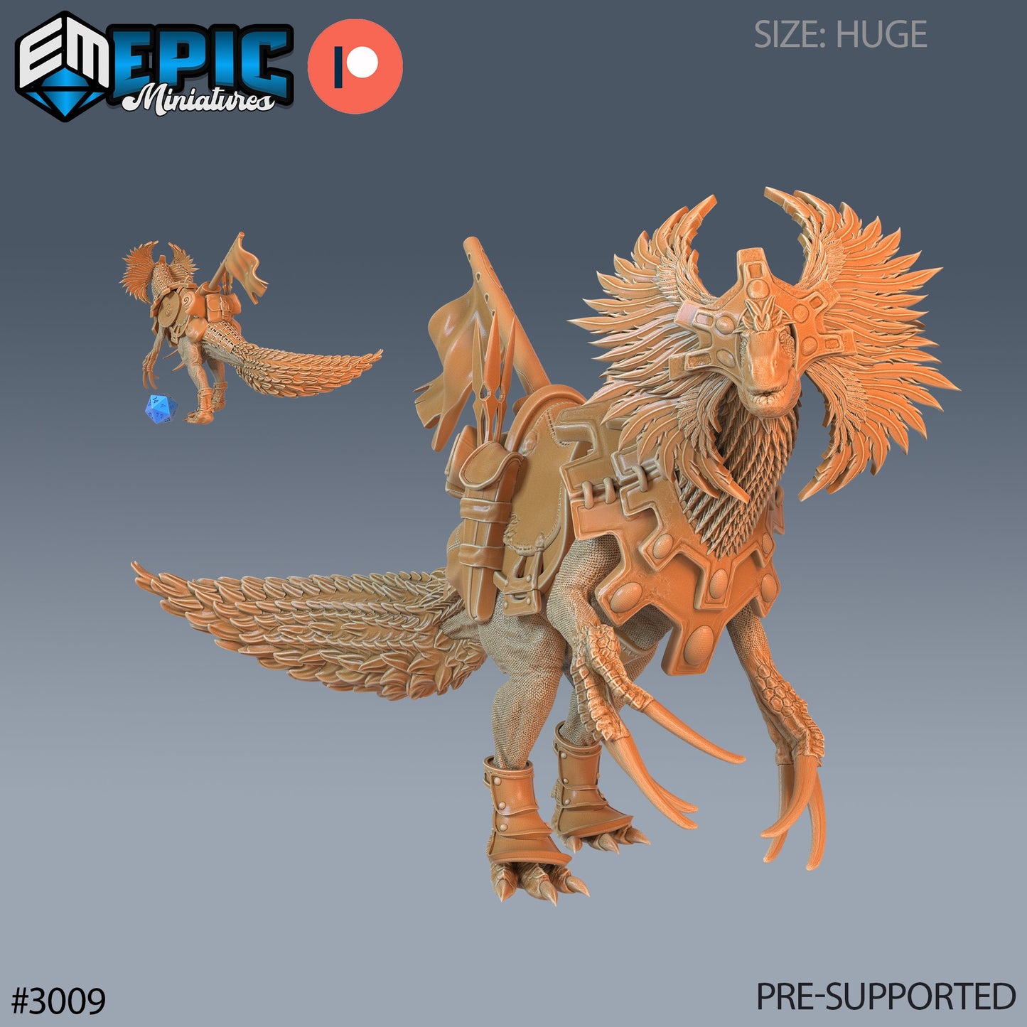 Therizinosaurus - Epic Miniatures | Pathfinder | 28mm | 32mm | Dinosaur | Prehistoric