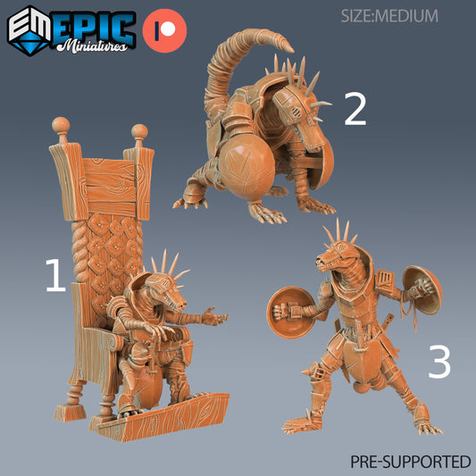 Kobold Comander - Epic Miniatures | Pathfinder | 28mm | 32mm | Lizardmen