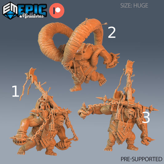 Goblin Throwing Troll- Epic Miniatures | Goblin Caves | 28mm | 32mm | Ogre