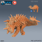 Anklyosaurus - Epic Miniatures | Pathfinder | 28mm | 32mm | Dinosaur | Prehistoric