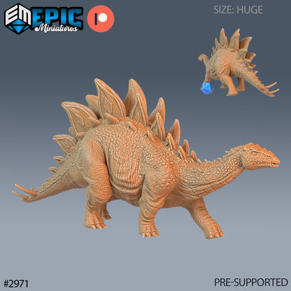 Stegosaurus - Epic Miniatures | Pathfinder | 28mm | 32mm | Dinosaur | Prehistoric