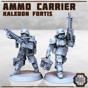 Kaledon Ammo Jack, Ammo Carrier- Print Minis | Sci Fi | Light Infantry | Imperial | 28mm Heroic | Guard