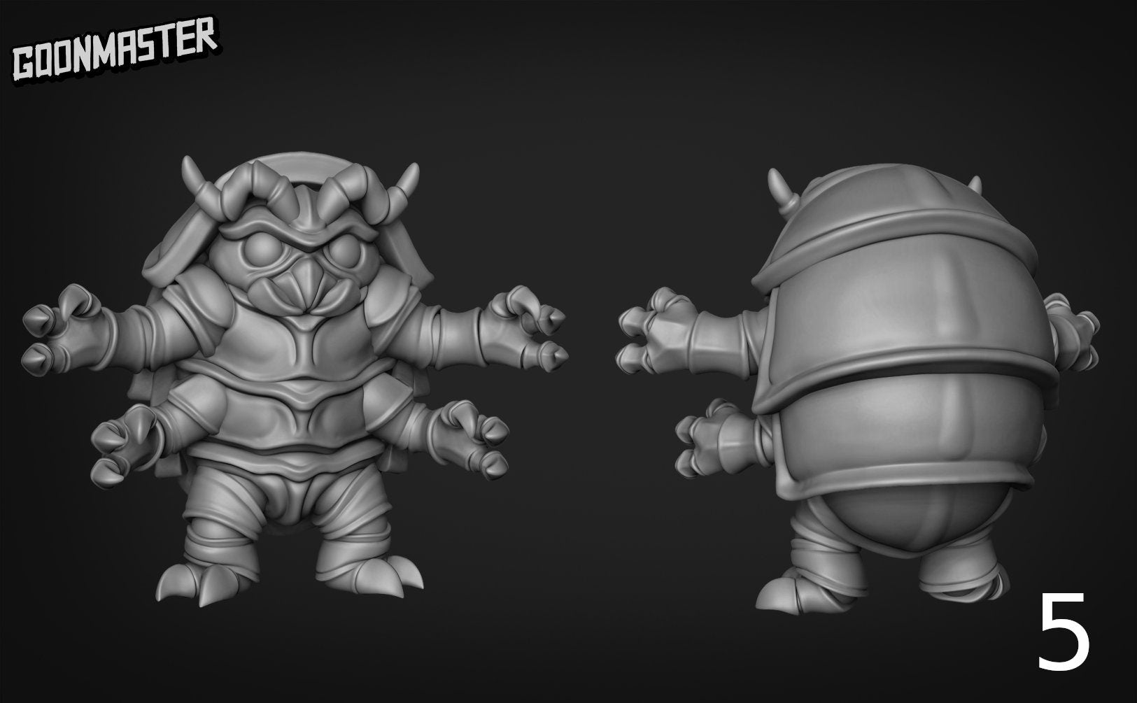 woodlouse Folk  - Goonmaster | Miniature | Humble Bee | Wargaming | Roleplaying Games | 32mm | Bug Folk | Pill bug | Isopod