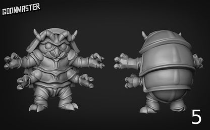 woodlouse Folk  - Goonmaster | Miniature | Humble Bee | Wargaming | Roleplaying Games | 32mm | Bug Folk | Pill bug | Isopod