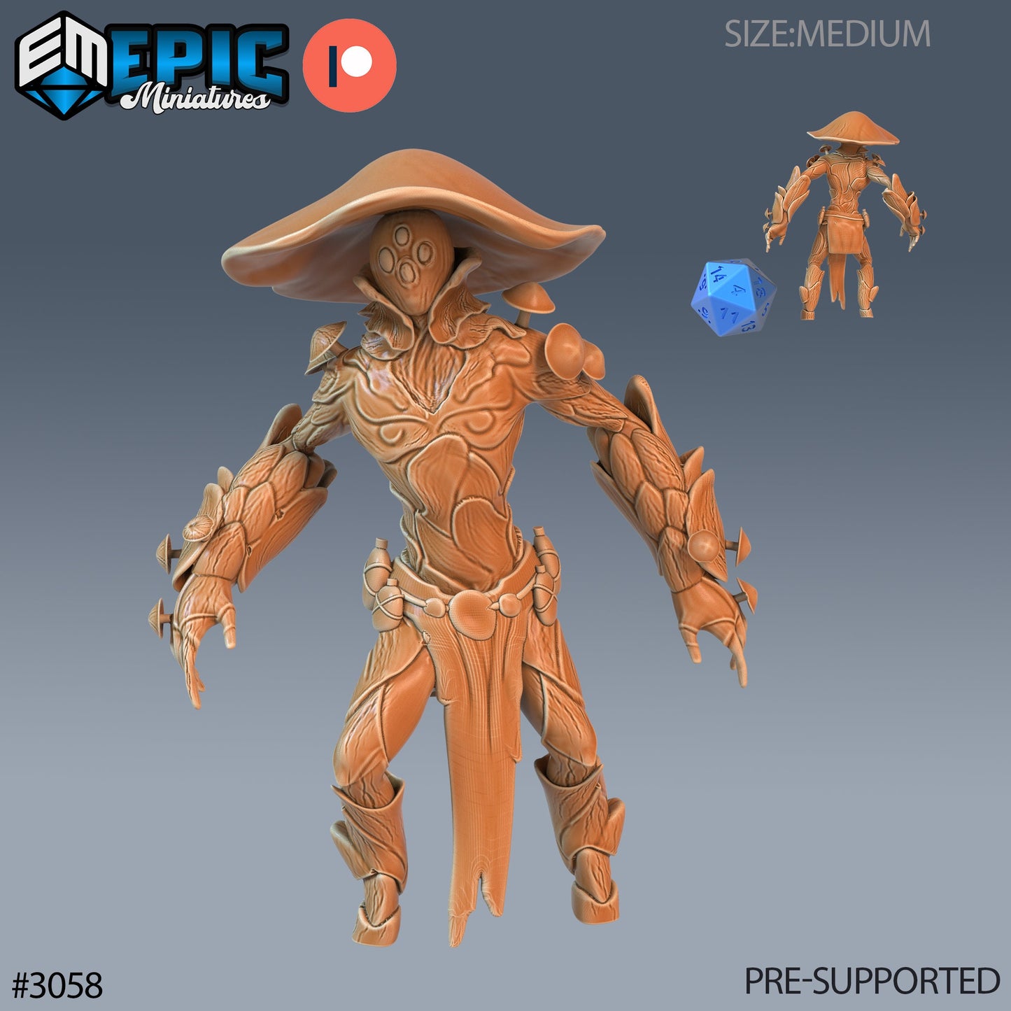 Mushroom Folk - Epic Miniatures | 28mm | 32mm | Fungus | Shroom