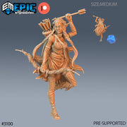 Elf Ranger Female Player Character- Epic Miniatures | 28mm | 32mm | Mercenary | Scout | Archer
