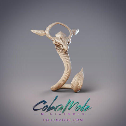 Stygian Larva, Alien Eel - CobraMode | Miniature | Wargaming | Roleplaying Games | 32mm | Demon | Tadpole