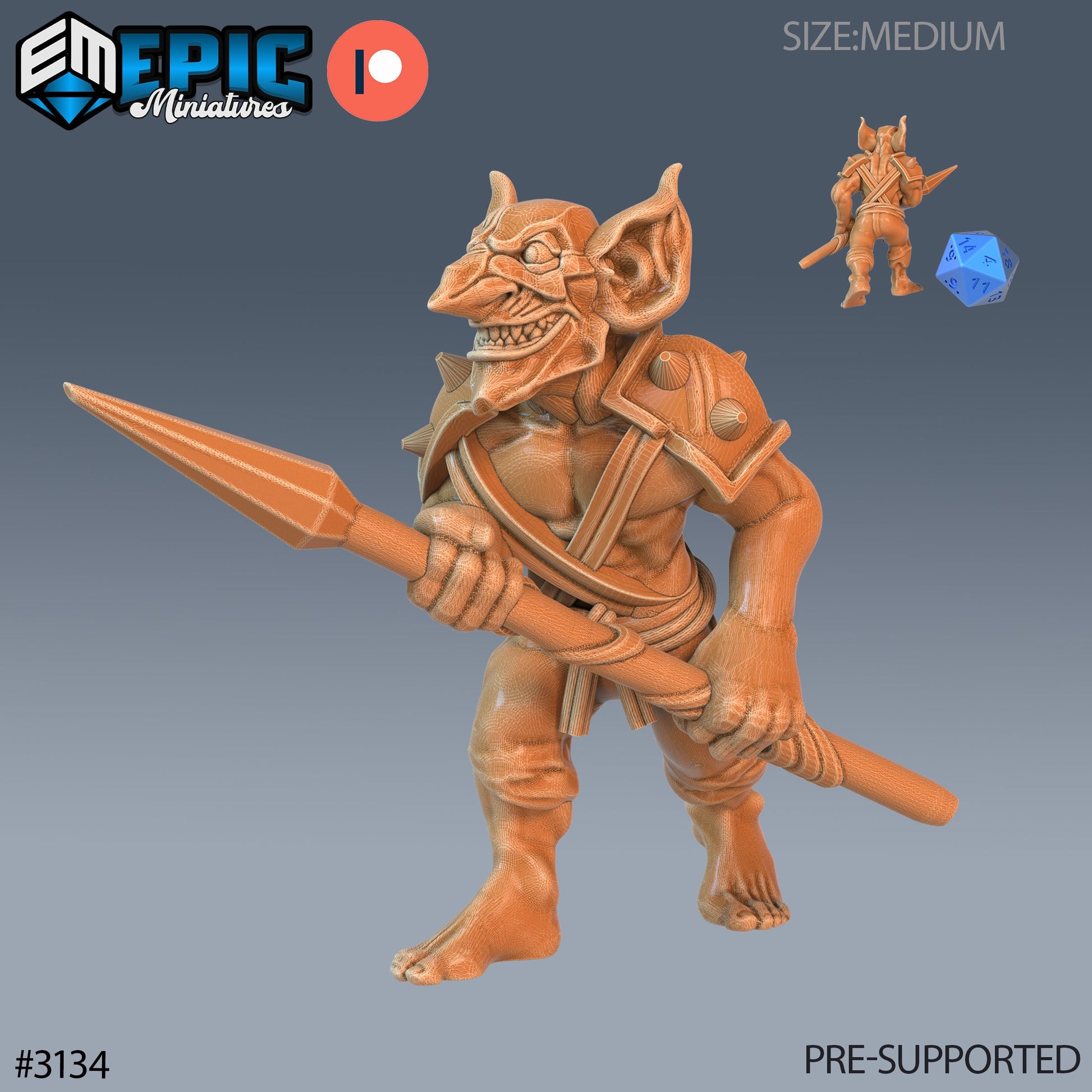 Wicked Goblin Tribe - Epic Miniatures | 28mm | 32mm | Shaman | Warrior | Fighter | Mercenary | Bomber | Spear