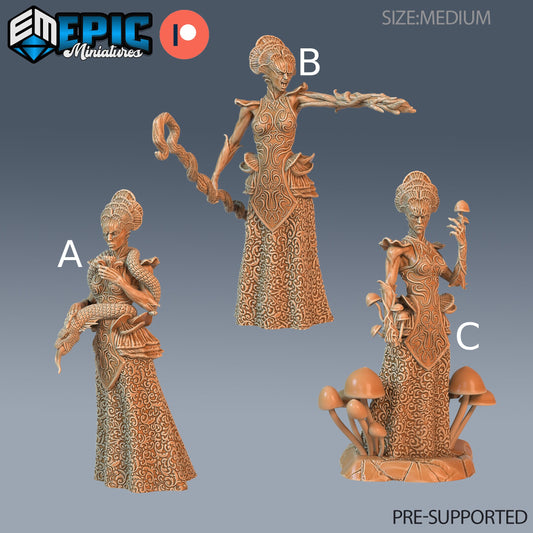 Fungus Demoness - Epic Miniatures | Pathfinder | 28mm | 32mm | Mushroom Folk | Devil | Demon | Queen