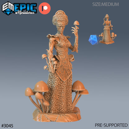 Fungus Demoness - Epic Miniatures | Pathfinder | 28mm | 32mm | Mushroom Folk | Devil | Demon | Queen