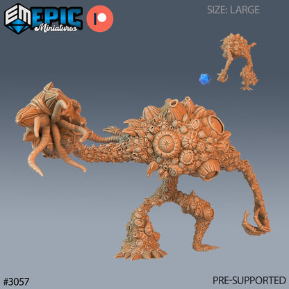 Fungus Golem - Epic Miniatures | Pathfinder | 28mm | 32mm | Eternal Fungi | Mushroom | Demon | Coral