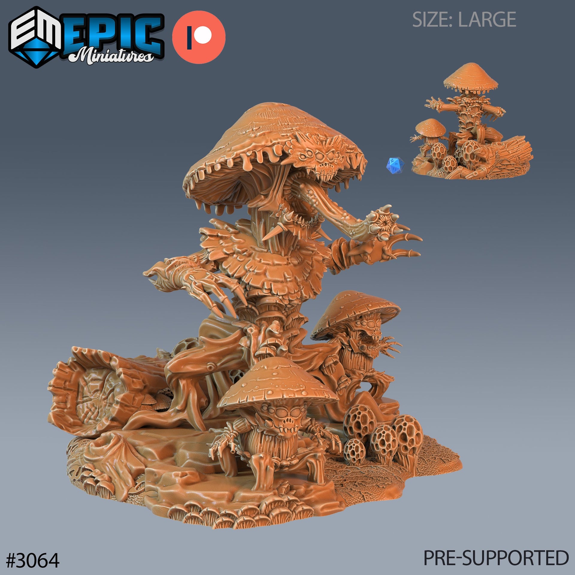 Fungus Tree -  Epic Miniatures | 28mm | Mushroom Folk | Devil | Demon | Monstrosity