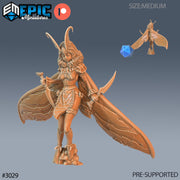 Moth Girl- Epic Miniatures | Pathfinder | 28mm | 32mm |  Mothfolk | Assassin | Rogue