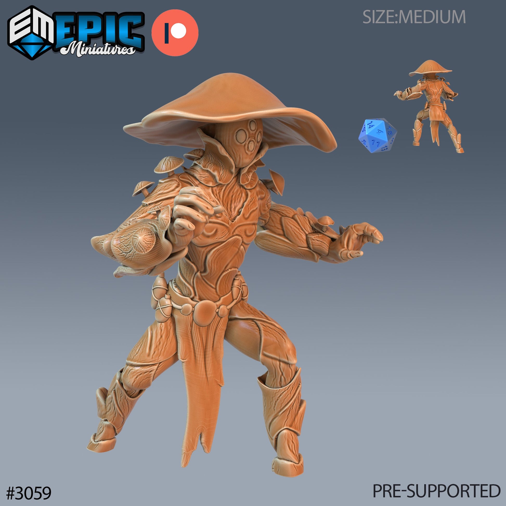Mushroom Folk - Epic Miniatures | 28mm | 32mm | Fungus | Shroom