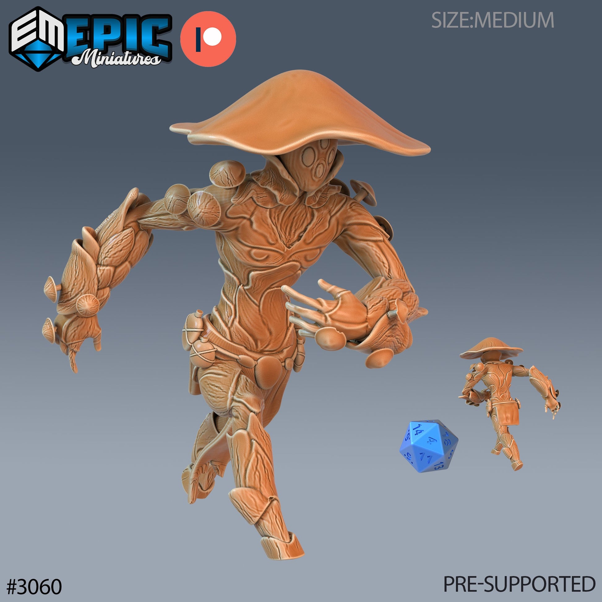 Mushroom Folk - Epic Miniatures | 28mm | 32mm | Fungus | Shroom