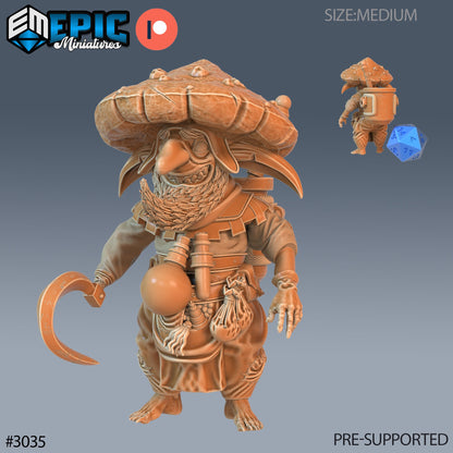 Mushroom Goblin - Epic Miniatures | Pathfinder | 28mm | 32mm | Assassin | Merchant | Alechemist