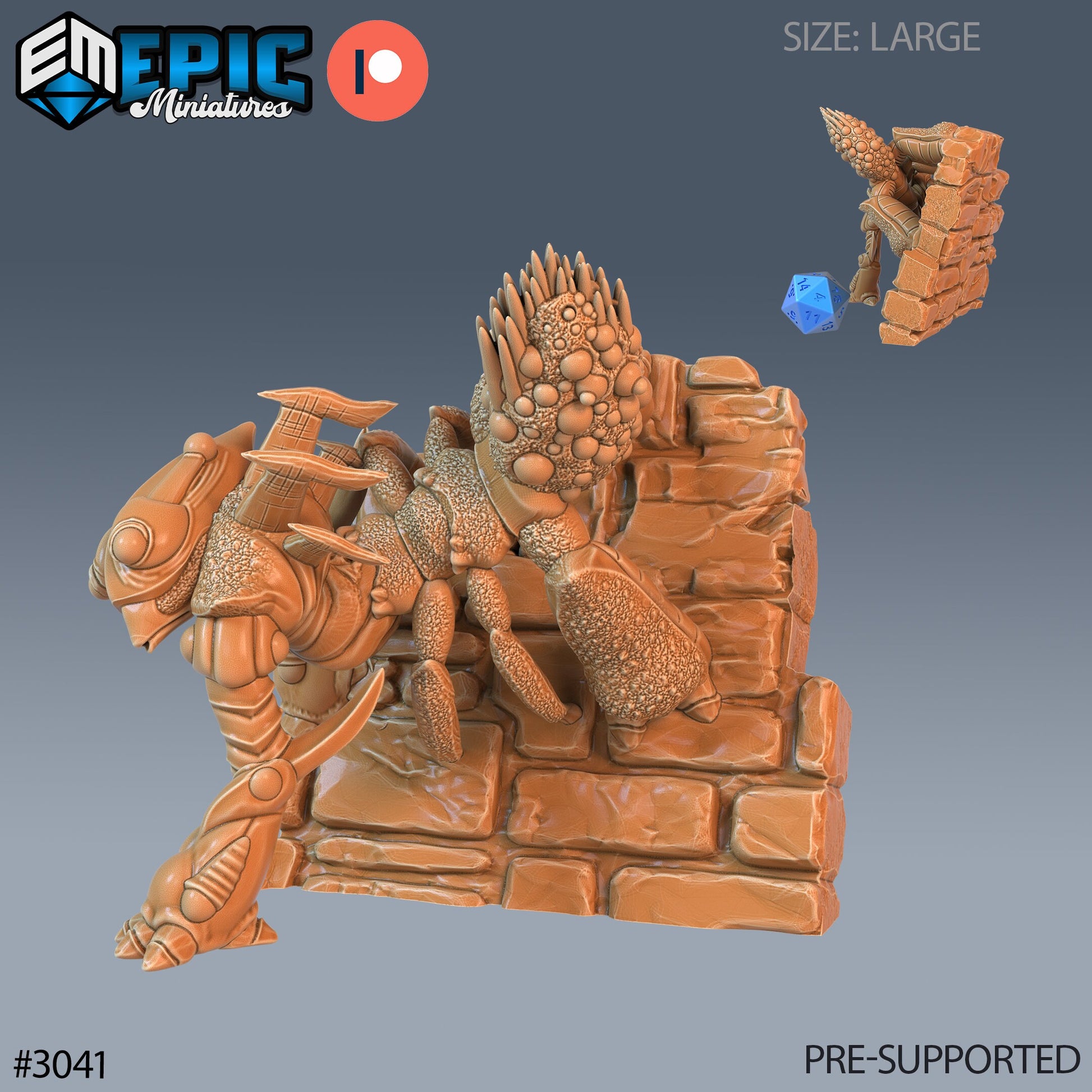 Spider Mushroom - Epic Miniatures | 28mm | 32mm | Mushroom Folk | Devil | Demon | Alien