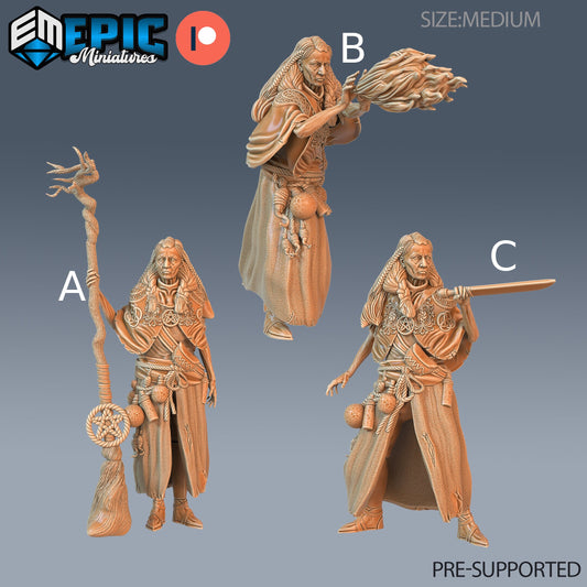 Swamp Hag - Epic Miniatures | Pathfinder | 28mm | 32mm | Witch | Shaman | Druid