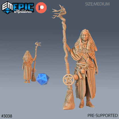 Swamp Hag - Epic Miniatures | Pathfinder | 28mm | 32mm | Witch | Shaman | Druid
