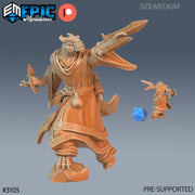 Half Dragon SorcererPlayer Character- Epic Miniatures | 28mm | 32mm | Wizard | Mage