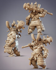 Daitengu Outlaw Zenkibo, Ogre Bandit - CobraMode | Miniature | Wargaming | Roleplaying Games | 32mm | Demon | Samurai | Shogun