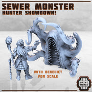Sewer Monster - Print Minis | Sci Fi | Monster | Giant Slug | Alien