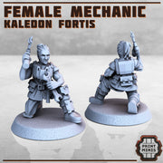 Kaledon Mechanic - Print Minis | Sci Fi | Light Infantry | Imperial | 28mm Heroic | Guard | Engineer