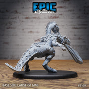 Two Headed Dragon Adventurer - Epic Miniatures | 28mm | 32mm | PC | Wizard | Sorcerer | Spell Sword