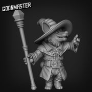 Corgi Mage- Goonmaster | Miniature | Wargaming | Roleplaying Games | 32mm | Collective | Wizard | Sorcerer