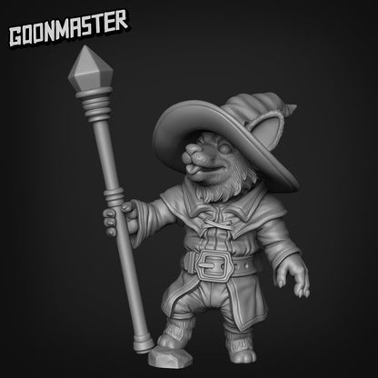 Corgi Mage- Goonmaster | Miniature | Wargaming | Roleplaying Games | 32mm | Collective | Wizard | Sorcerer