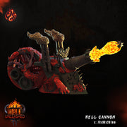 Hell Cannon- Crippled God Foundry | Hell Unleashed  | 32mm | Demon | Chaos | Tank | Artillery