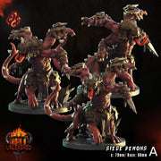 Siege Demons - Crippled God Foundry | Hell Unleashed  | 32mm | Demon | Chaos | Blood | Mutant | Abomination