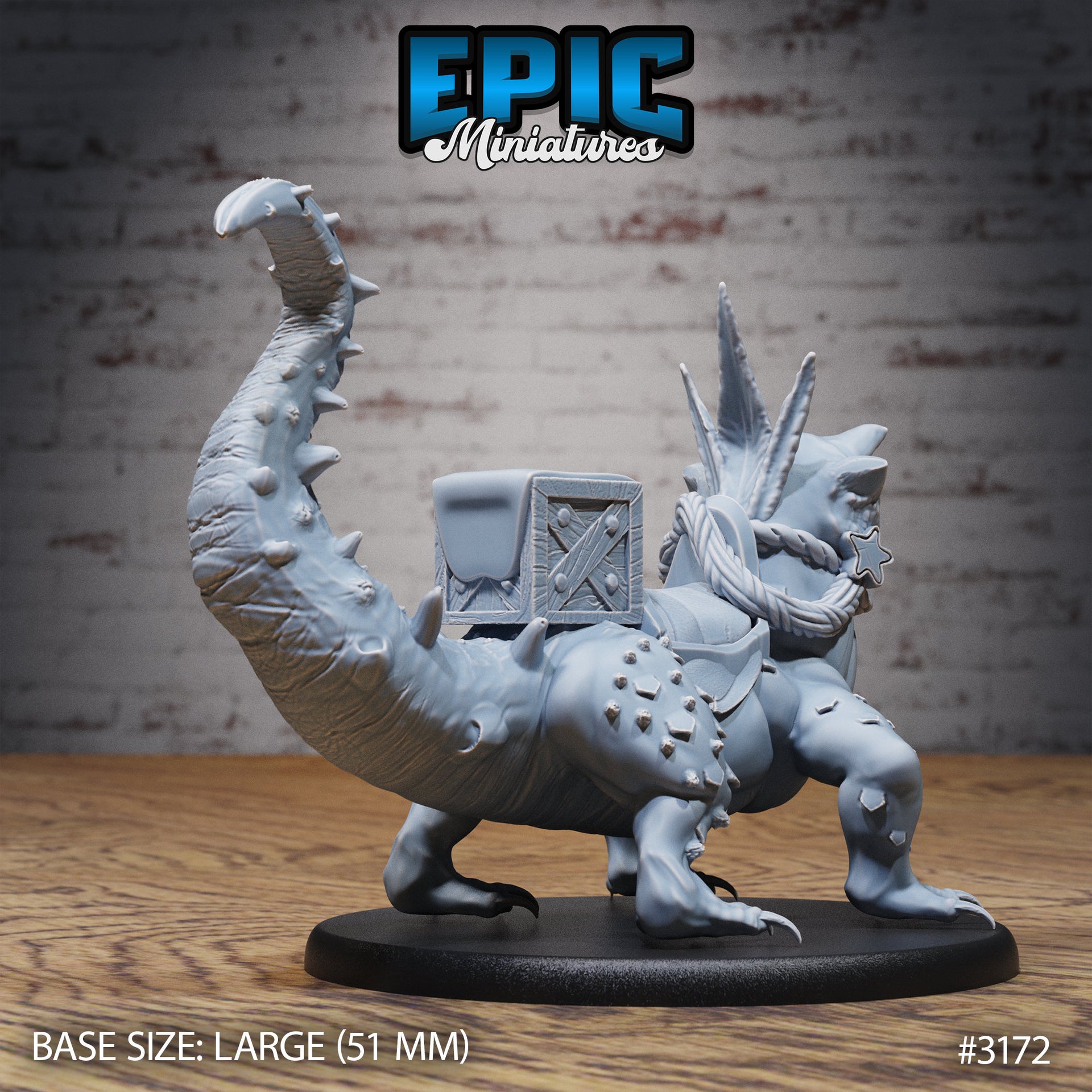 Hunters Guild Lizard - Epic Miniatures | 28mm | 32mm | PC | Wizard | Sorcerer | Mount | Iguana | Skink | Giant