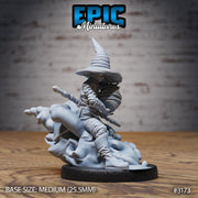 Hunters Guild Lizard Tamer - Epic Miniatures | 28mm | 32mm | PC | Wizard | Sorcerer | Warlock | Elementalist