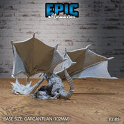 Calamity Dragon- Epic Miniatures | 28mm | 32mm | PC | Black | Ancient | Gargantuan