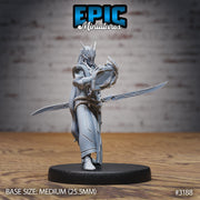 Hunters Guild Elven Red Mage - Epic Miniatures | 28mm | 32mm | PC | Sorcerer | Spell blade | Warlock