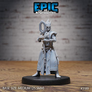 Hunters Guild Elven Red Mage - Epic Miniatures | 28mm | 32mm | PC | Sorcerer | Spell blade | Warlock