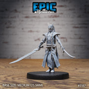 Hunters Guild Elven Red Mage - Epic Miniatures | 28mm | 32mm | PC | Sorcerer | Spell blade | Warlock