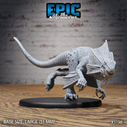 Bipedial Drake - Epic Miniatures | 28mm | 32mm | PC | Demon Hunter | Raptor | Dinosaur Cavalry