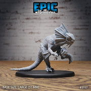 Bipedial Drake - Epic Miniatures | 28mm | 32mm | PC | Demon Hunter | Raptor | Dinosaur Cavalry