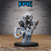 Lizardfolk Human Hunter - Epic Miniatures | 28mm | 32mm | PC | Fighter | Ranger | Assassin | Rogue | bandit