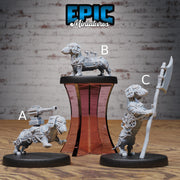 Construct Dachshund - Epic Miniatures | Steam Inventions | 28mm | 32mm | PC | Bird | Steampunk | obot Dog | Cannon