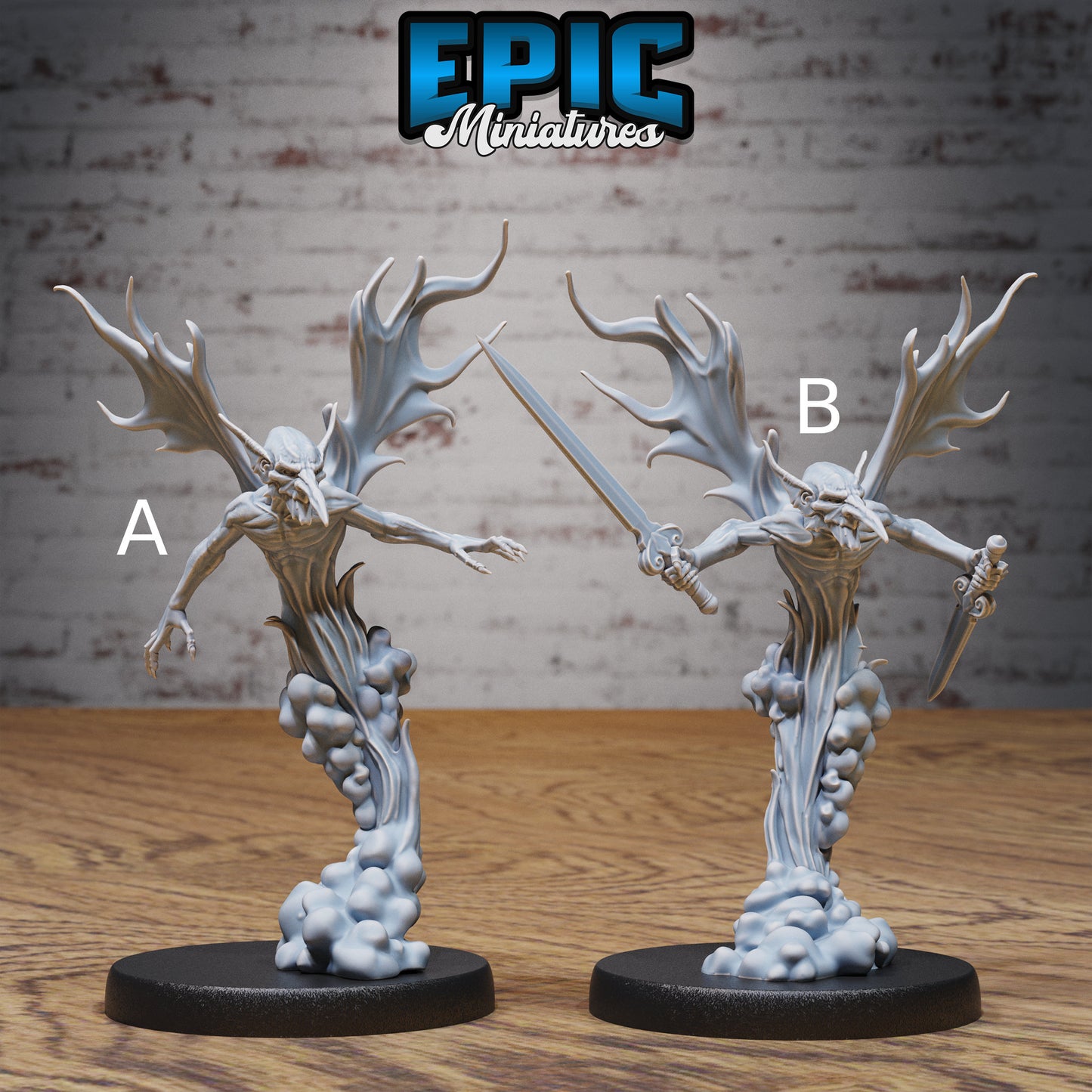 Steam Mephit - Epic Miniatures | Steam Inventions | 28mm | 32mm | PC | Fire | Demon | Goblin | Dust