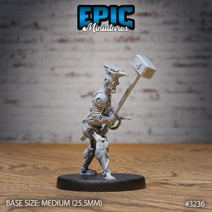 Construct Blacksmith - Epic Miniatures | Steam Inventions | 28mm | 32mm | PC | Engineer| Steampunk | Robot | Mech