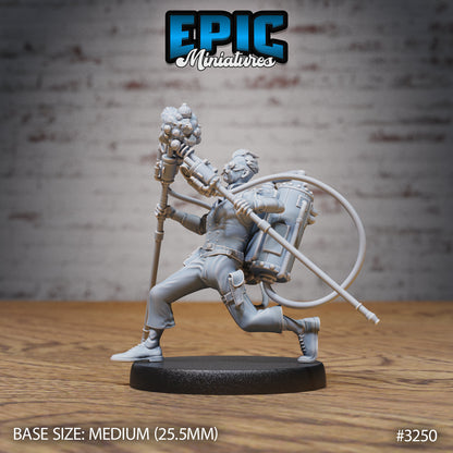 Inventor Joseph - Epic Miniatures | Steam Inventions | 28mm | 32mm | Steampunk | Scientist | Experiment | Tesla