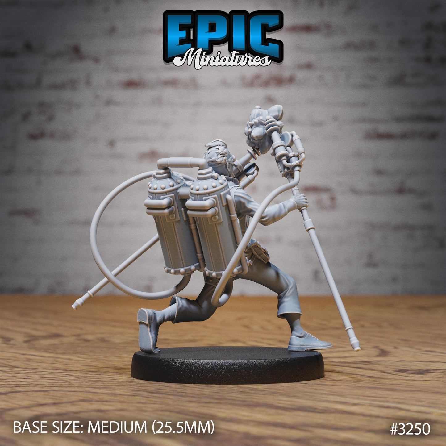 Inventor Joseph - Epic Miniatures | Steam Inventions | 28mm | 32mm | Steampunk | Scientist | Experiment | Tesla